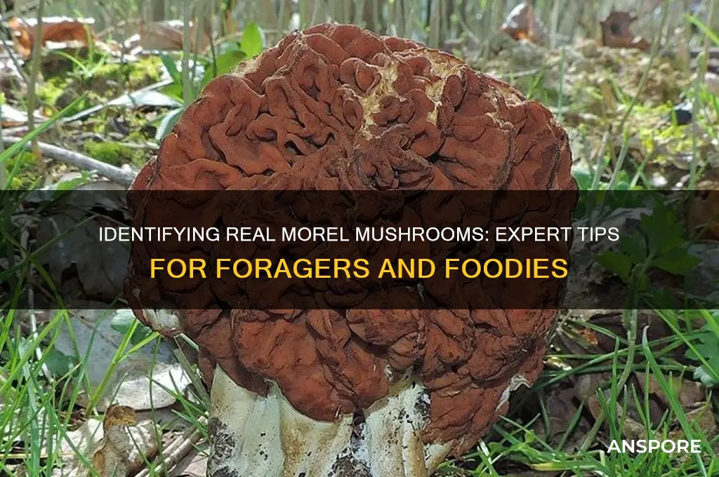 how to tell if real morrel mushrooms
