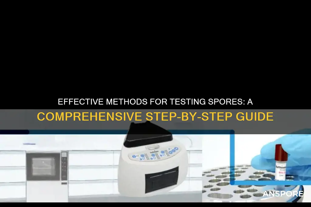 how to test for spores