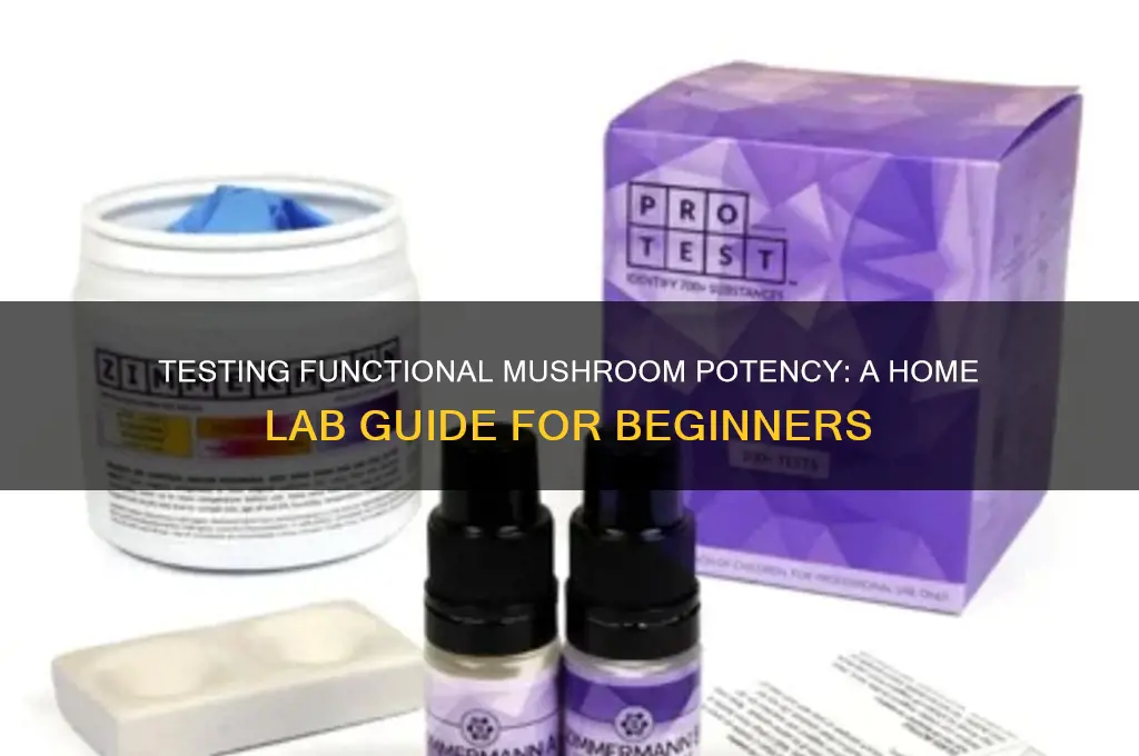 how to test functional mushroom strength in home lab