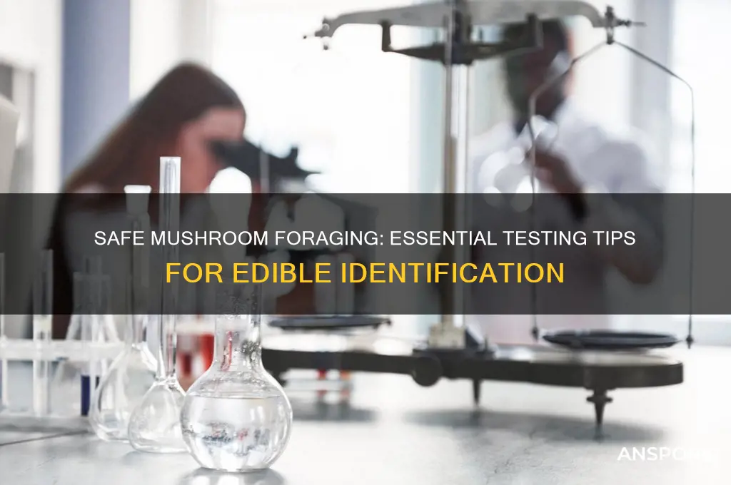 how to test mushrooms for safety