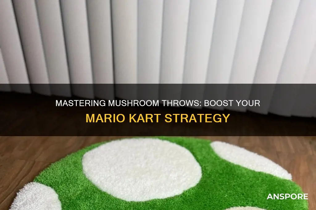 how to throw mushroom in mario kart