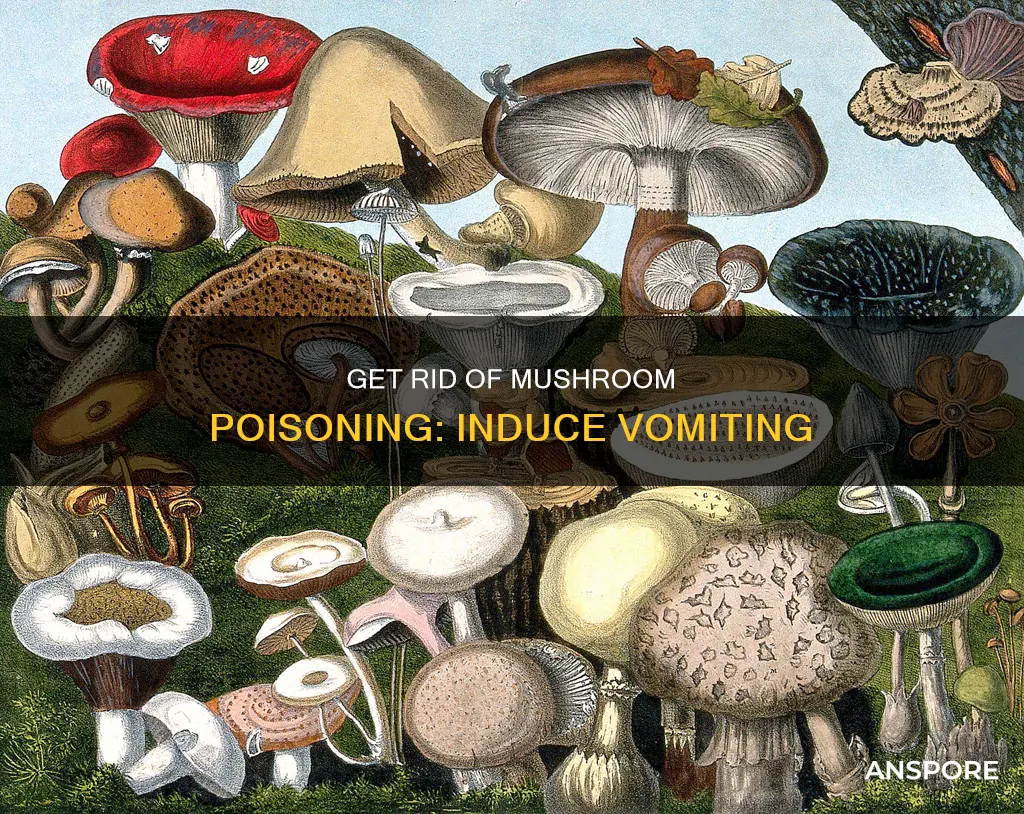 how to throw up mushrooms