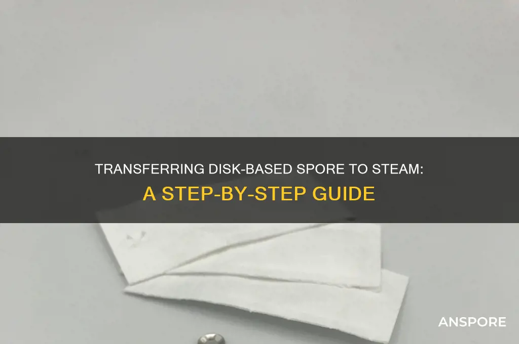how to transfer disk spore to steam