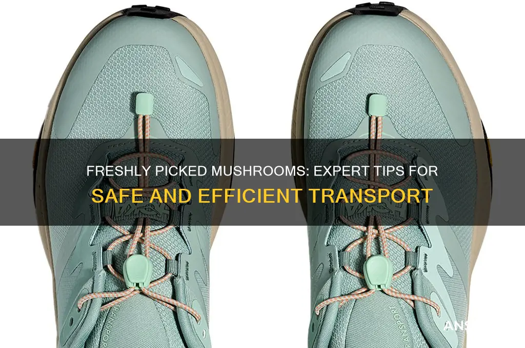 how to transport freshly picked mushrooms