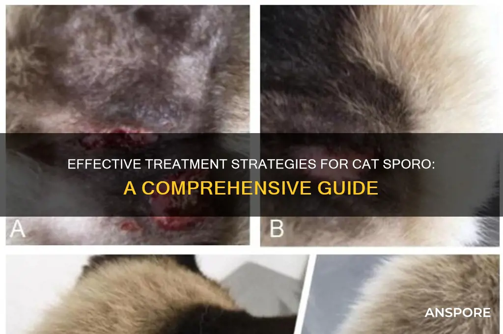 how to treat cat sporo