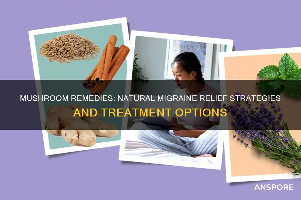 how to treat migrainers with mushrooms