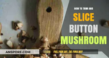 Mastering Mushroom Prep: Trimming and Slicing Button Mushrooms Like a Pro