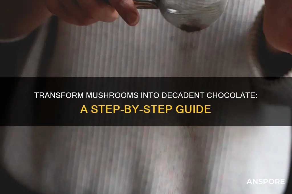 how to turn mushrooms into chocolate