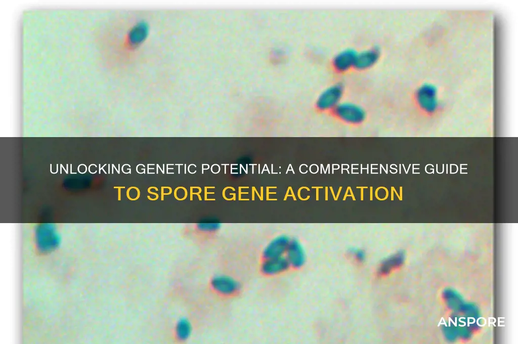 how to unlock genes in spore