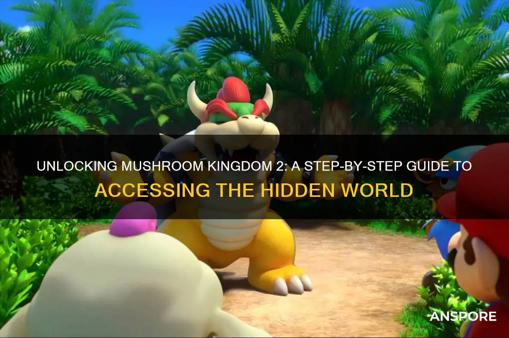 how to unlock mushroom kingdom 2