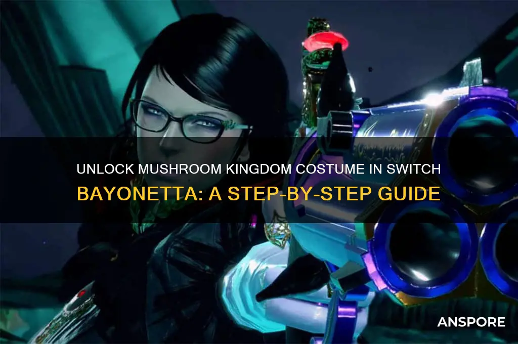 how to unlock mushroom kingdom costume in switch bayonetta