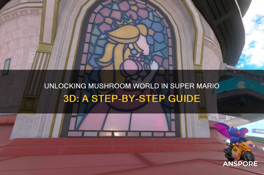 how to unlock mushroom world super mario 3d