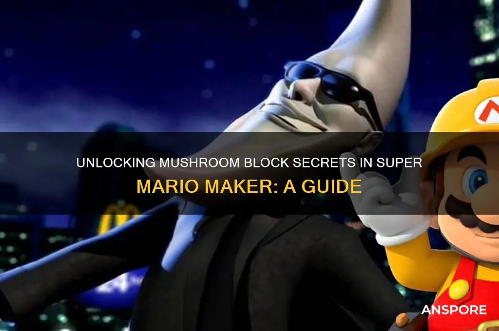 how to unlock the mushroom block in super mario maker