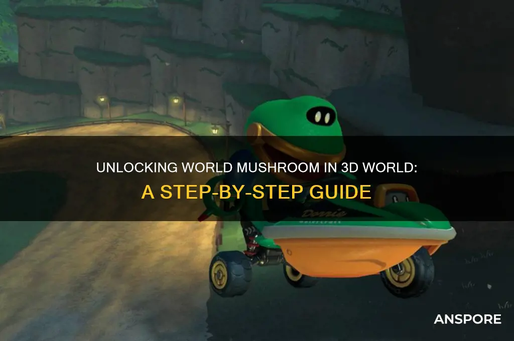 how to unlock world mushroom 3d world