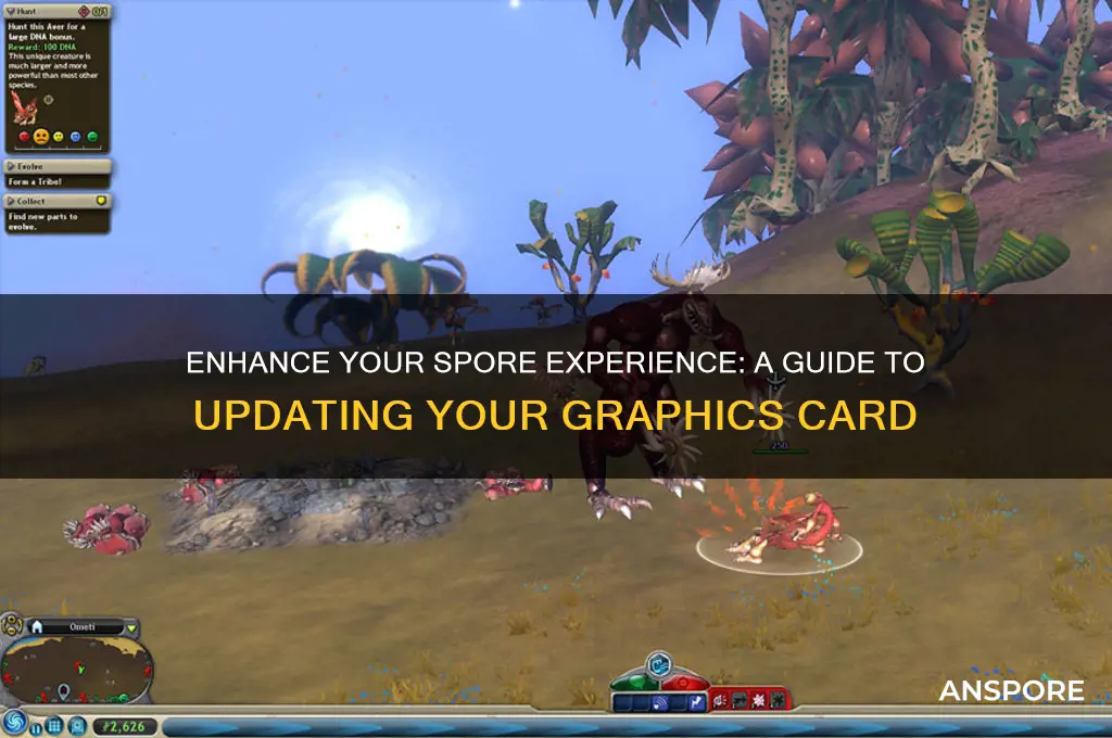how to update spore graphic card