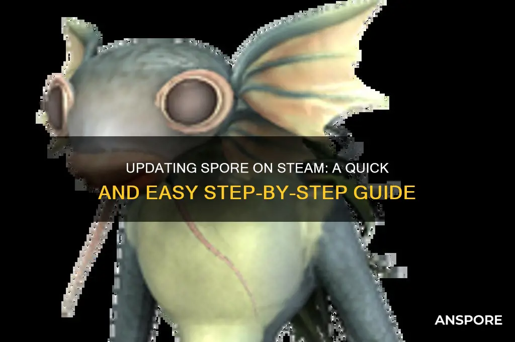 how to update spore on steam