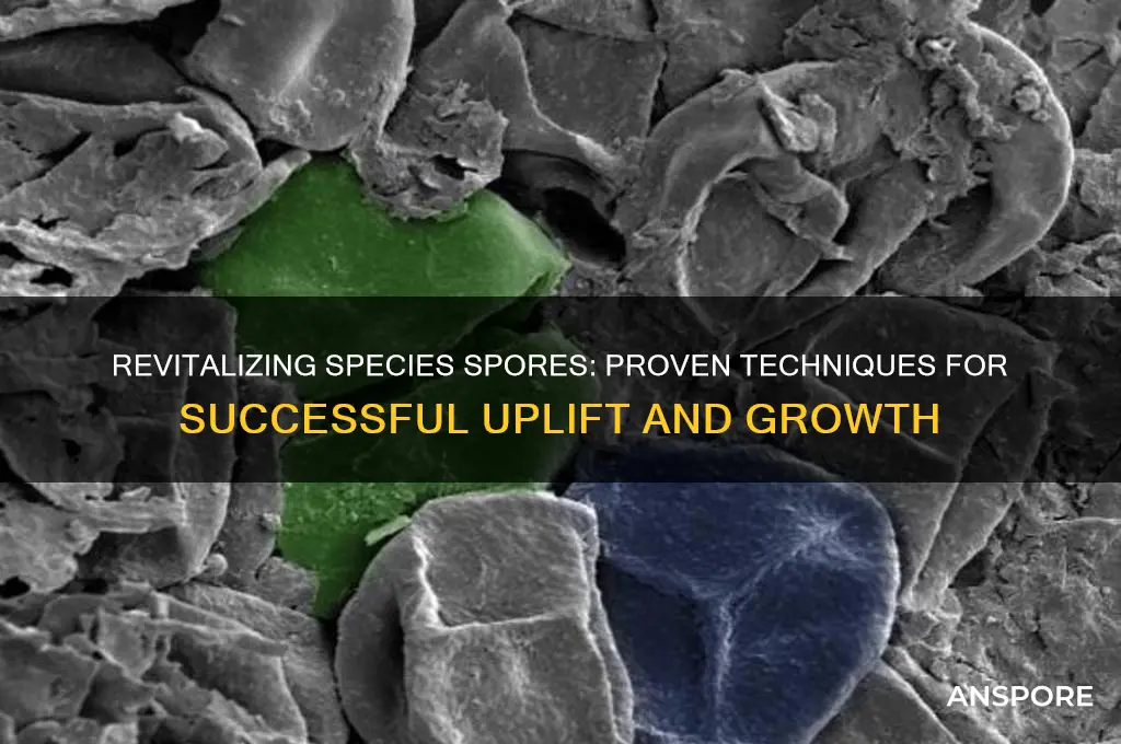 how to uplift species spore