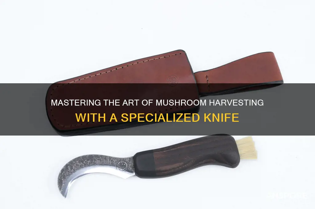how to use a mushroom knife