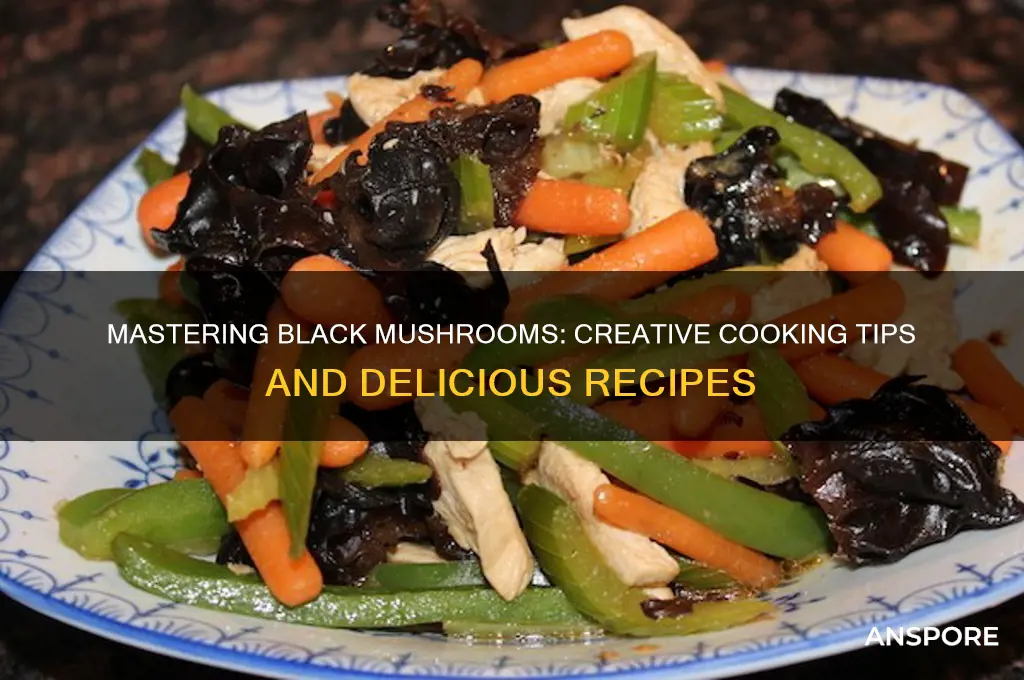 how to use black mushroom in cooking