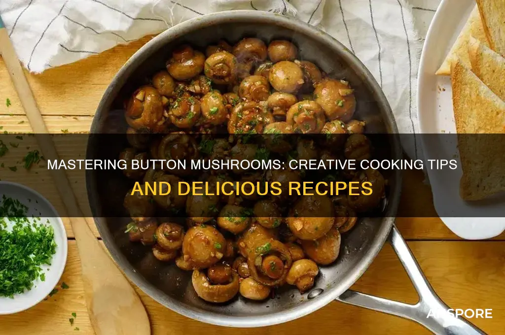 how to use button mushroom