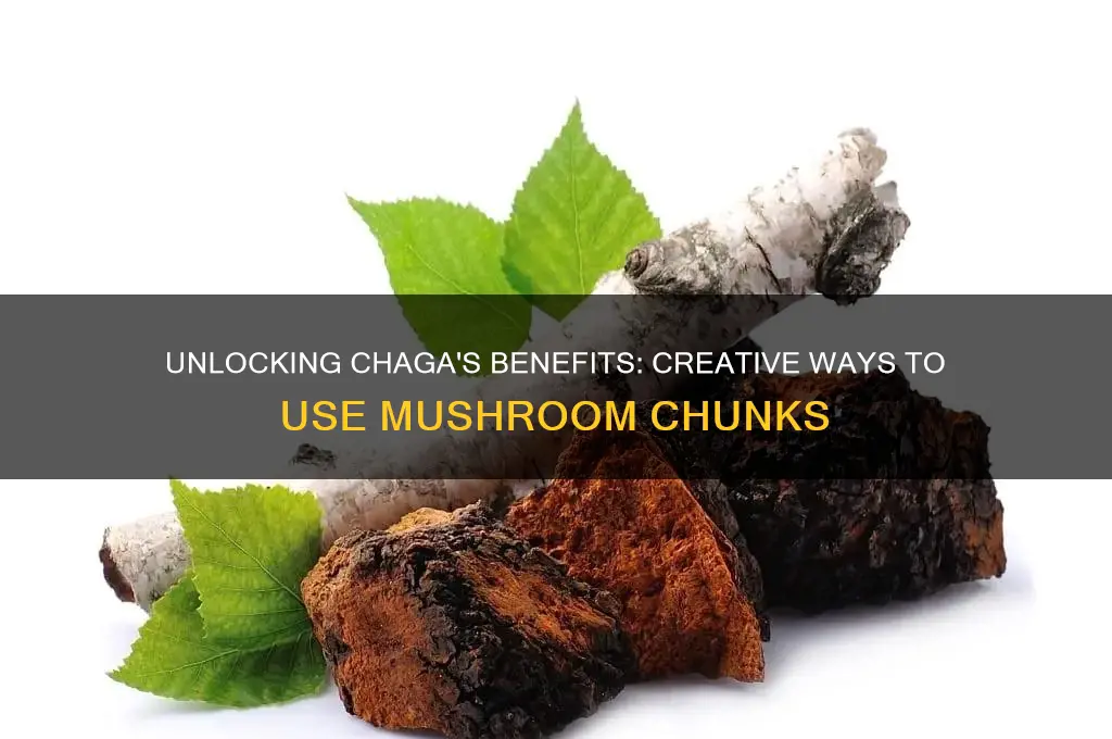 how to use chaga mushroom chunks