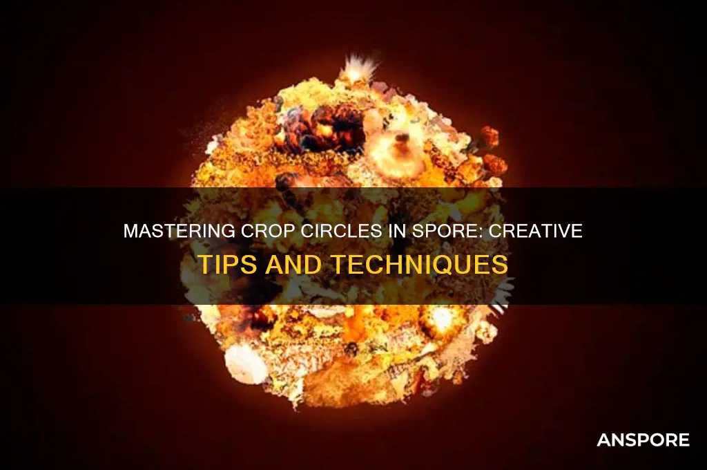 how to use crop circles in spore
