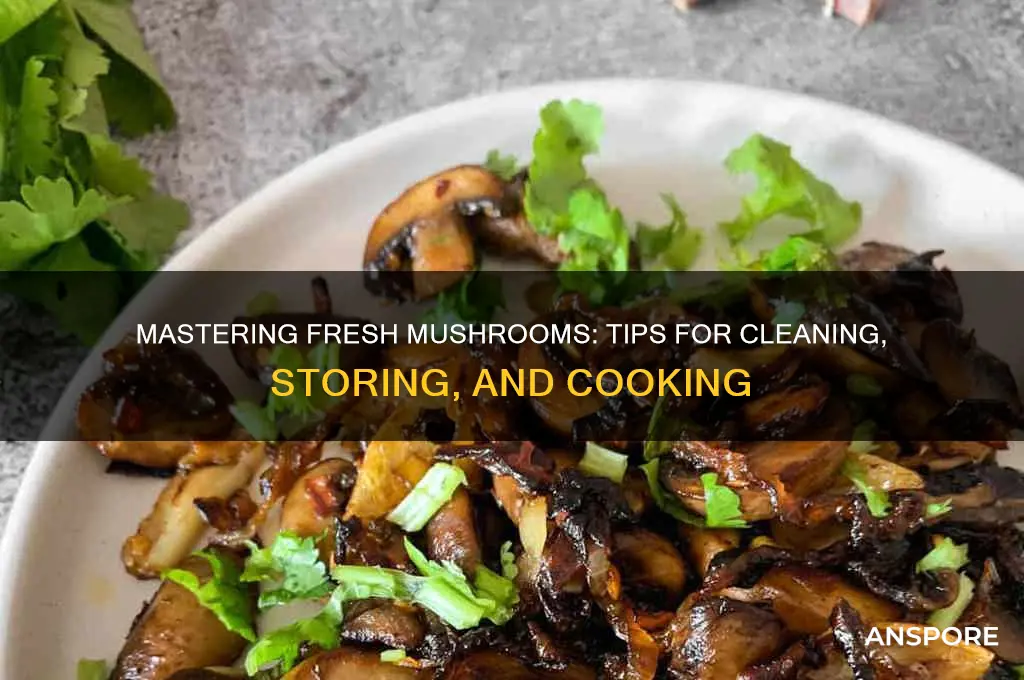how to use fresh mushrooms