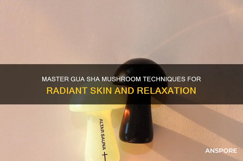 how to use gua sha mushroom