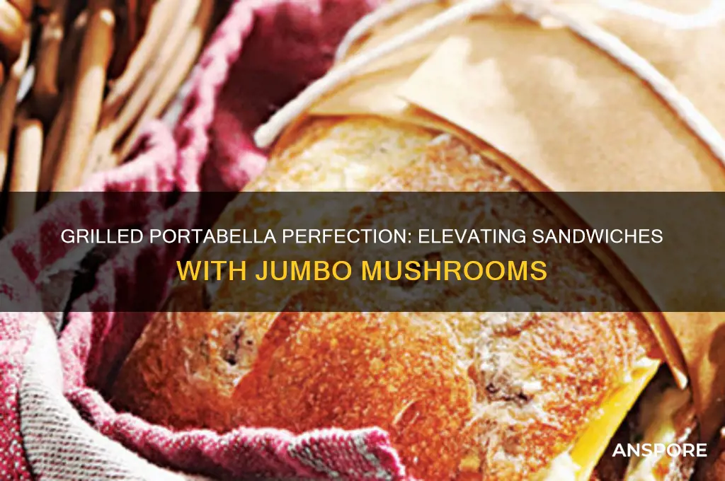 how to use large portabela mushroom on sandwiches or grillled