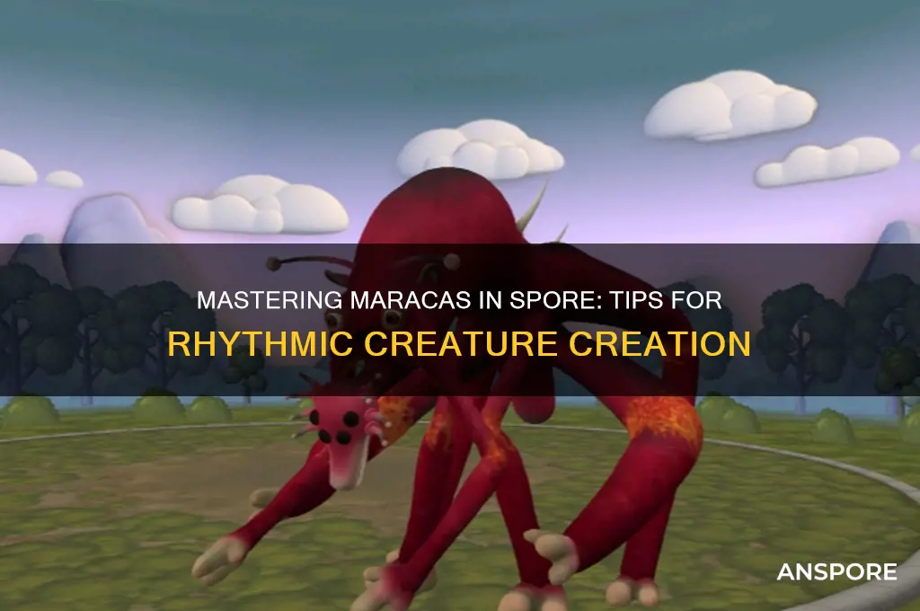 how to use maracas in spore