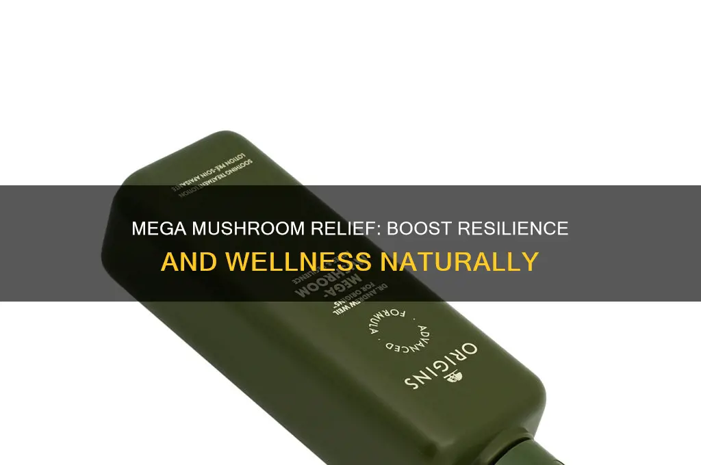 how to use mega mushroom relief and resilience