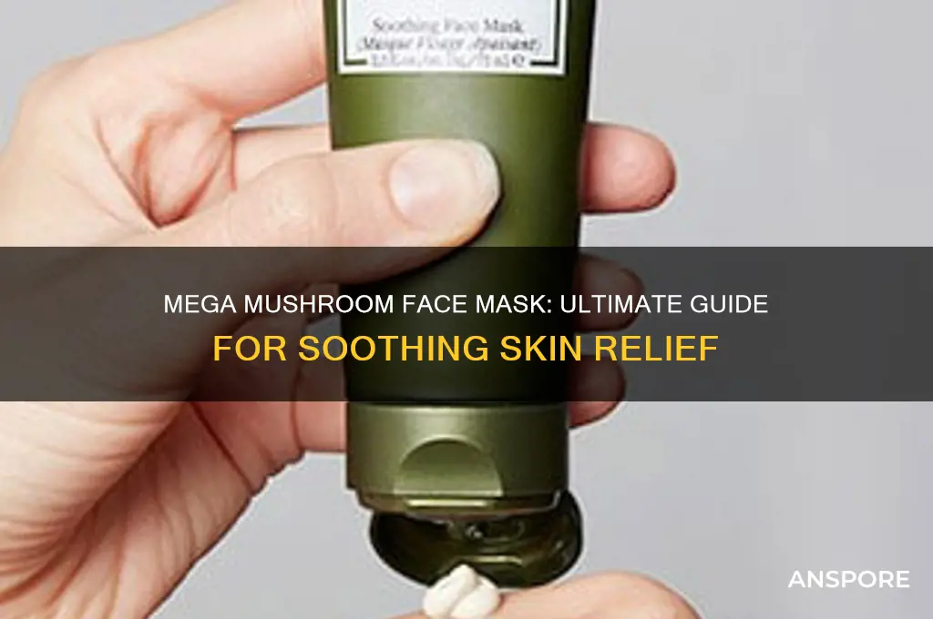 how to use mega mushroom skin relief face mask
