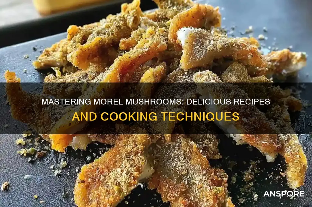 how to use morel mushrooms