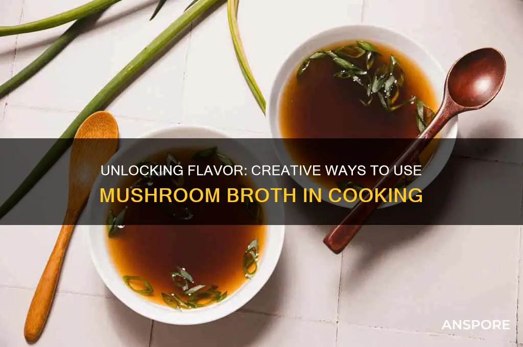 how to use mushroom broth