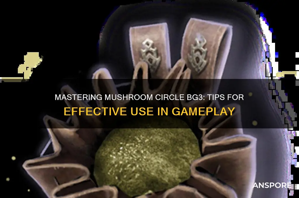 how to use mushroom circle bg3