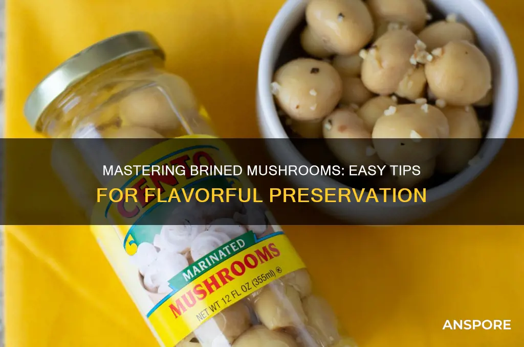 how to use mushroom in brine