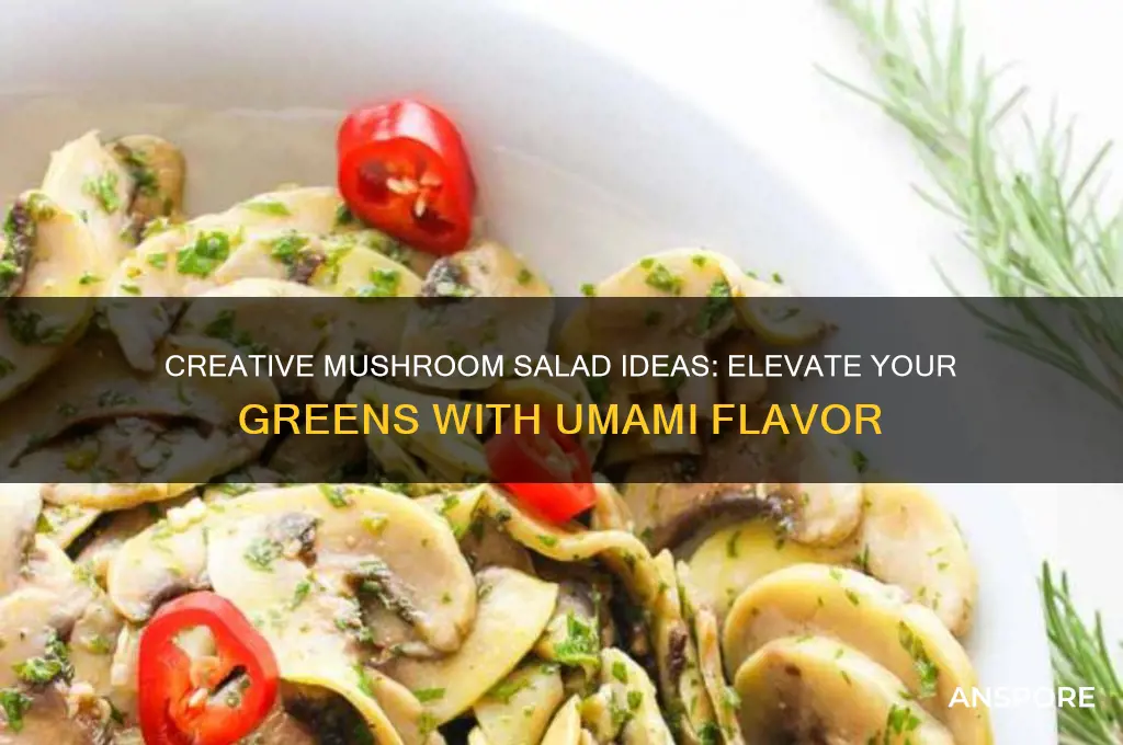 how to use mushroom in salad