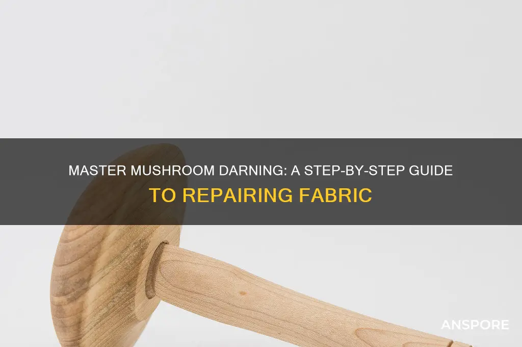 how to use mushroom style darning tool