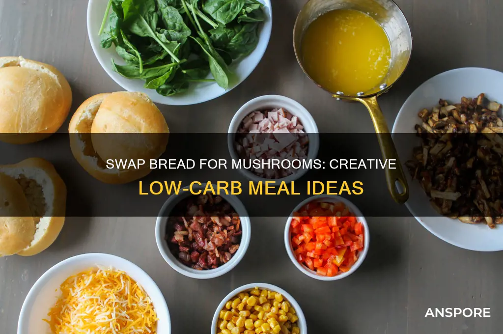 how to use mushrooms in place of bread