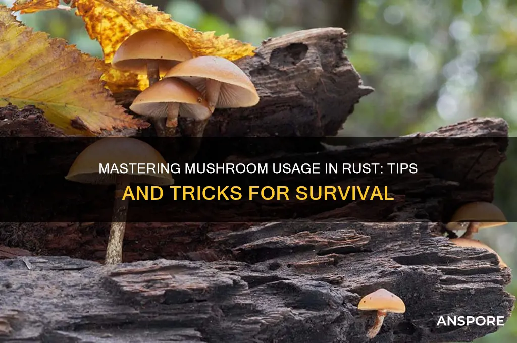 how to use mushrooms in rust