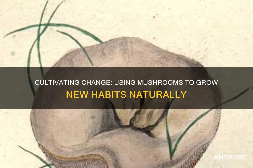 how to use mushrooms to build new habits