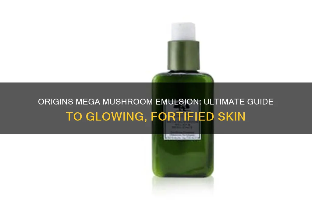 how to use origins mega mushroom fortifying emulsion