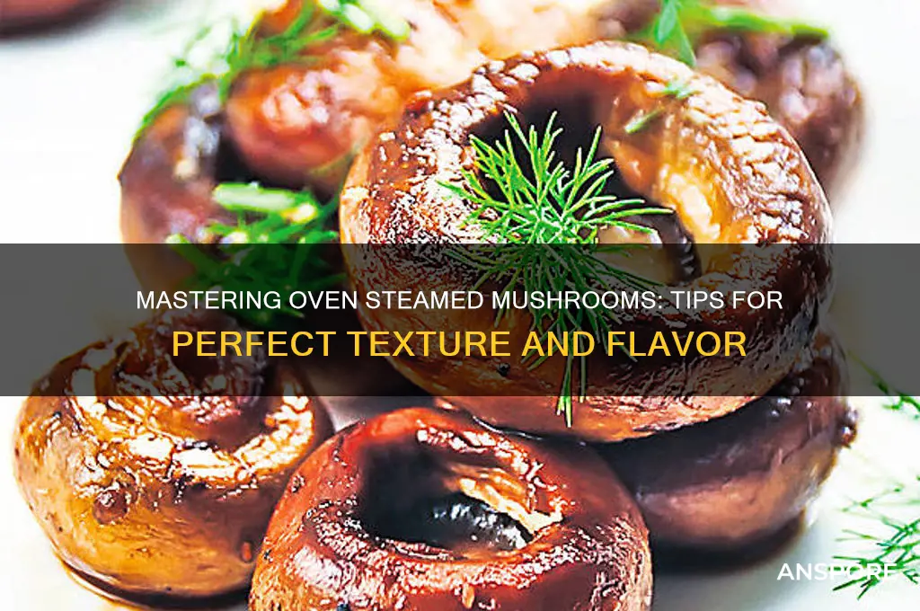 how to use oven steamer mushroom