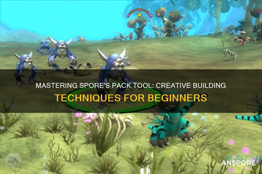 how to use pack in spore