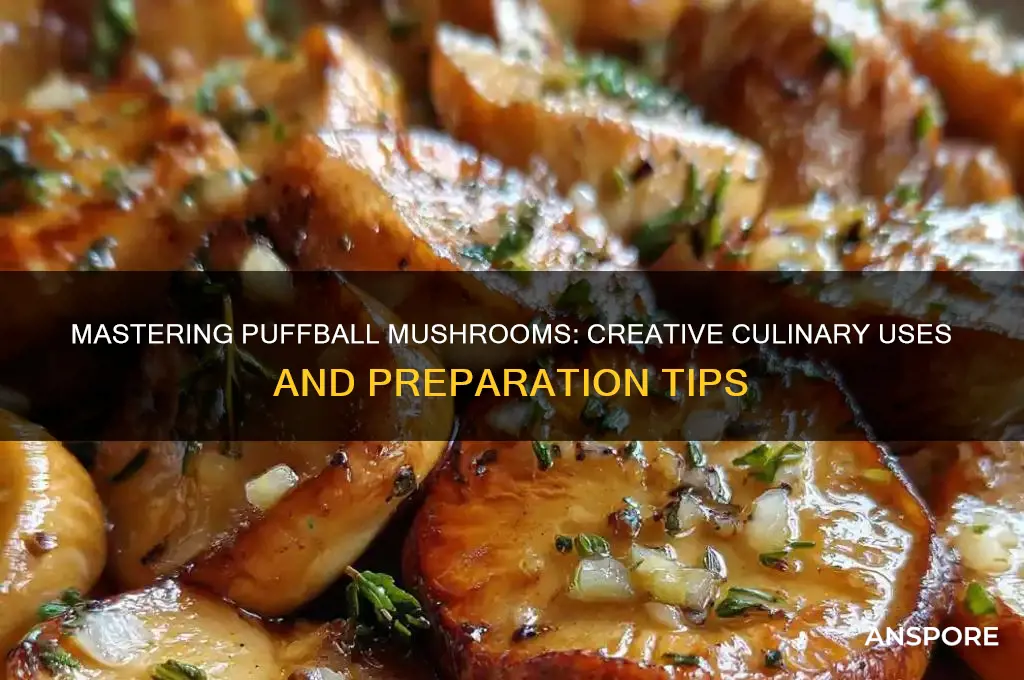 how to use puffball mushroom