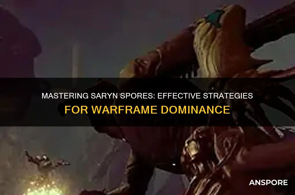 how to use saryn spores
