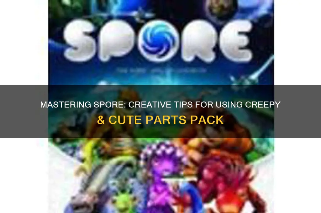 how to use spore creepy and cute parts pack