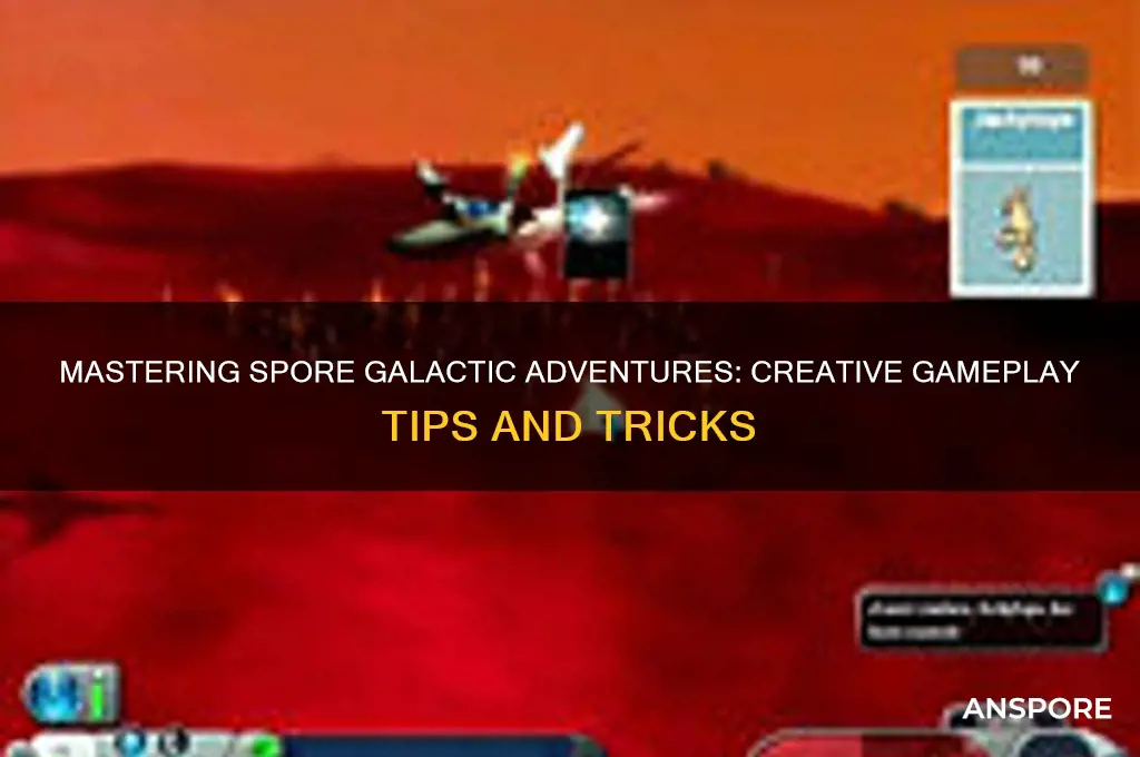 how to use spore galactic adventures