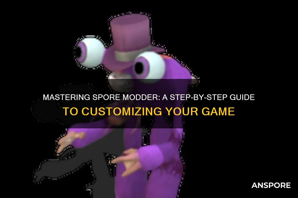 how to use spore modder