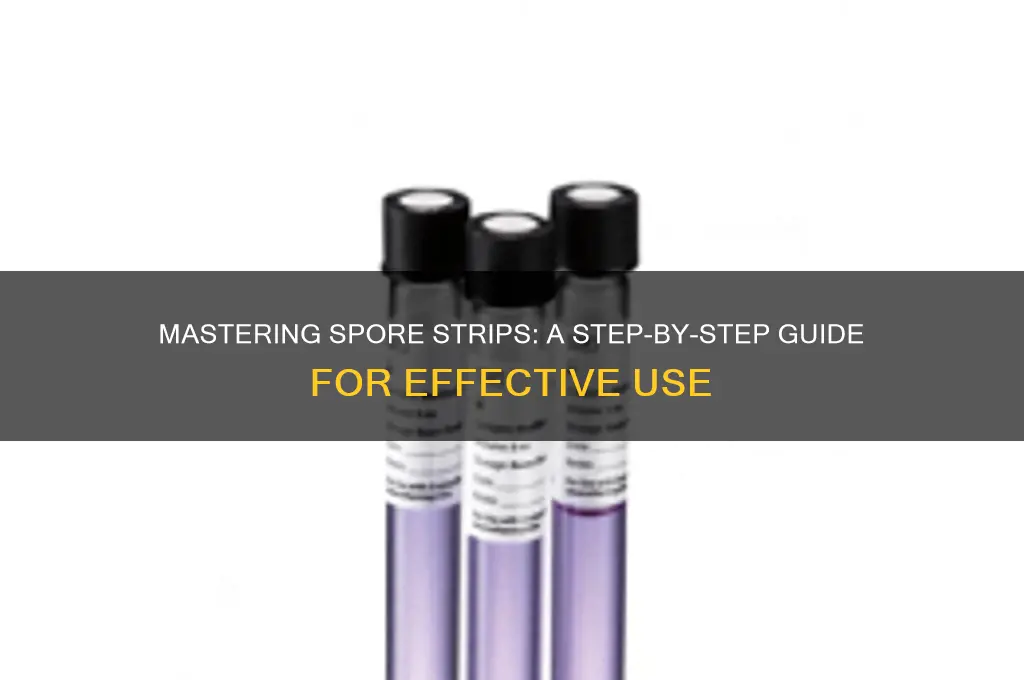 how to use spore strips
